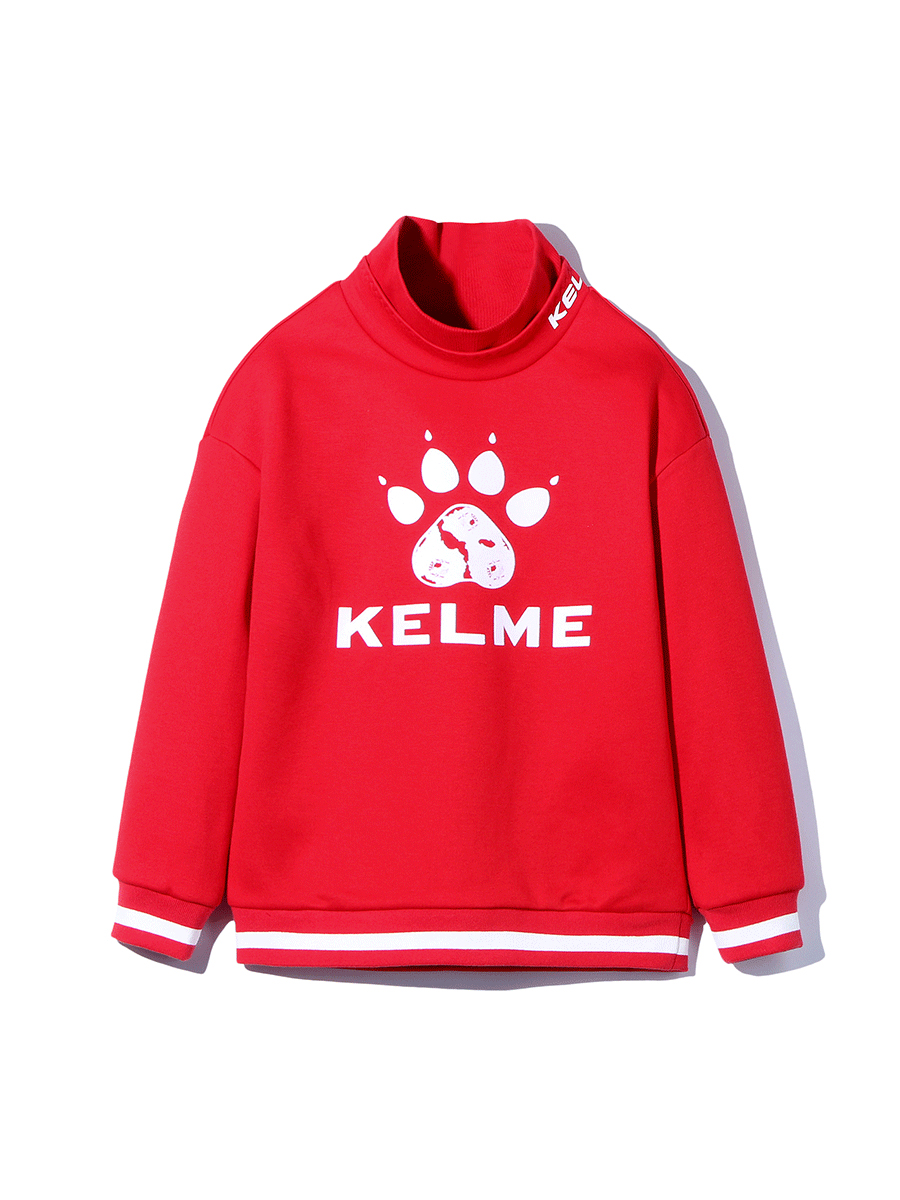 Детский свитшот KELME Girl's Turtleneck Sweater Red