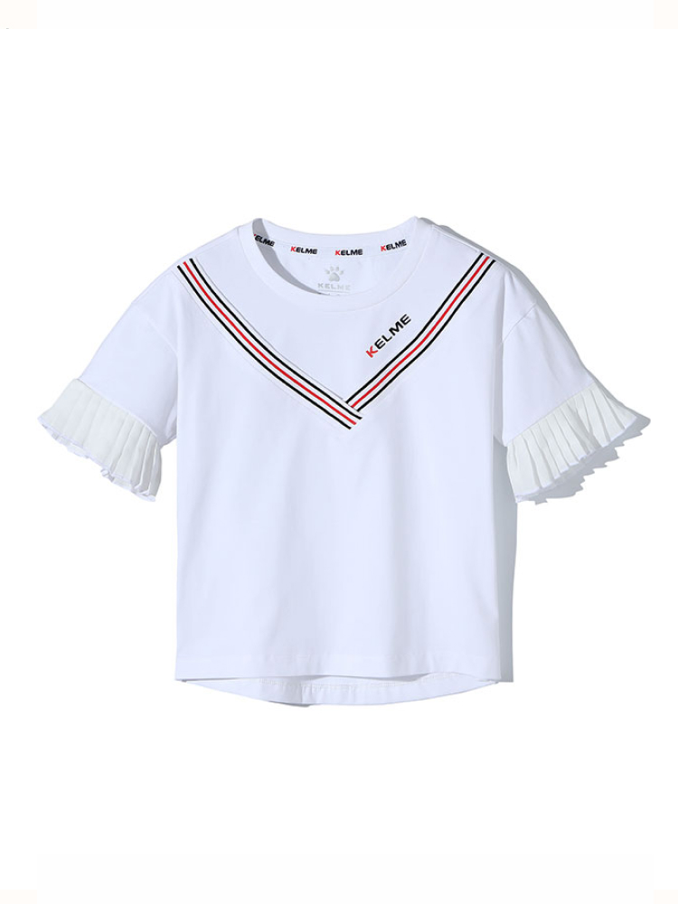 Детская футболка KELME Girls Short Sleeve T-Shirt White
