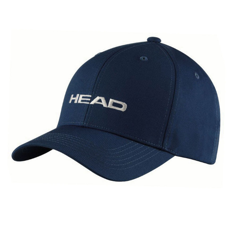 Бейсболка спорт. HEAD Promotion Cap, 287299-NV, полиэстер, хлопок, темно-синий