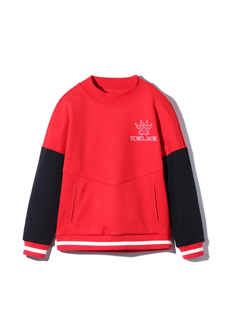 Детский свитшот KELME Boy's Hooded Sweatshirt (Red/Black)