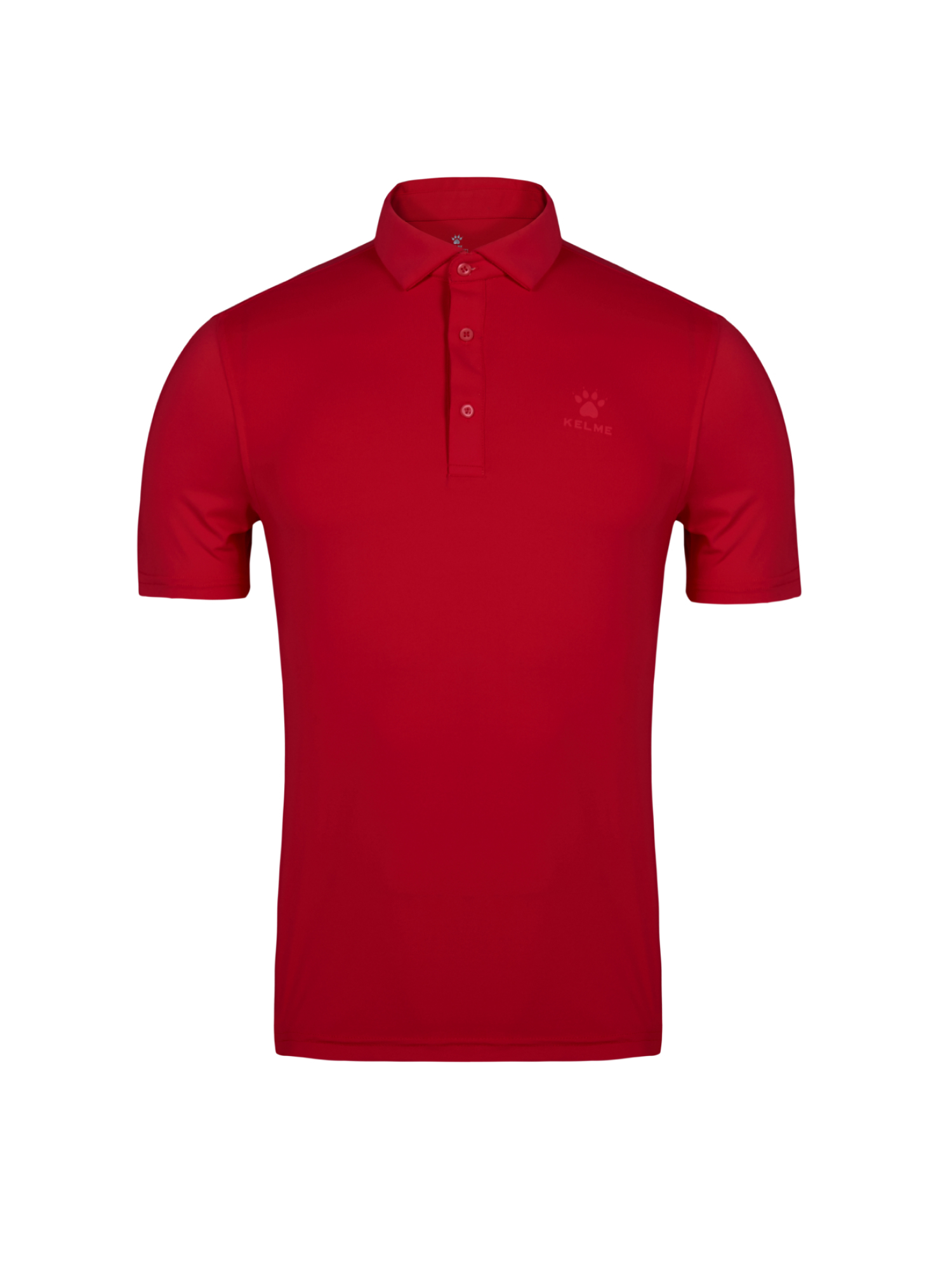 Футболка-поло KELME Men's Short Sleeve Polo Shirt Red