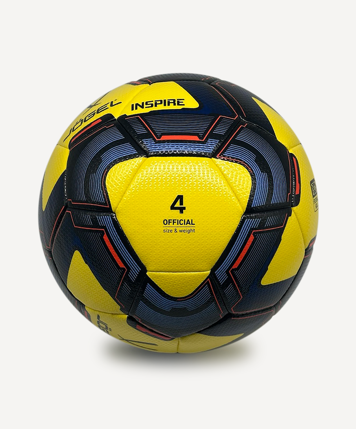 Мяч футзальный JOGEL Inspire №4, желтый, размер 4