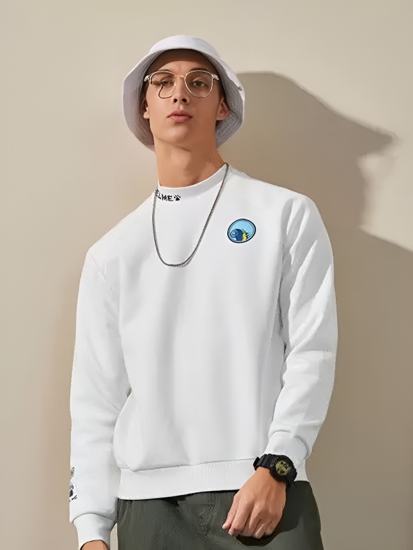 Свитшот KELME Men's Round Neck Sweater White