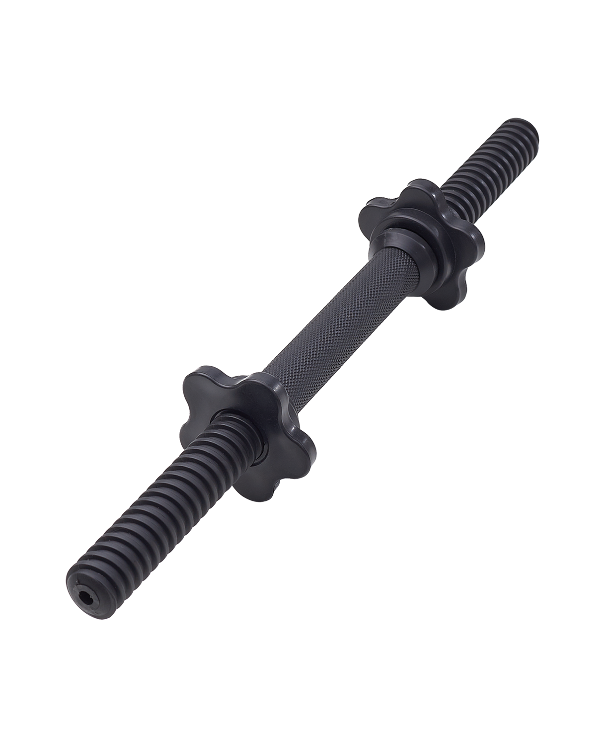 Гриф гантельный BASEFIT BB-106 d=25 мм, пластиковый, с пластиковыми замками, 40 см
