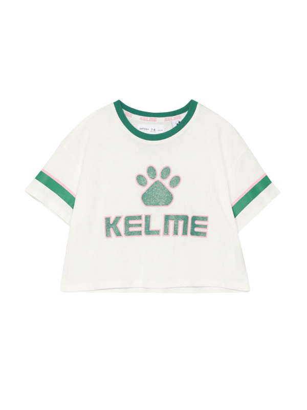 Детская футболка KELME Short Sleeve T-Shirt Kid White