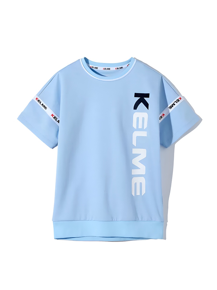 Детская футболка KELME Boys Short Sleeve T-Shirt Light Blue