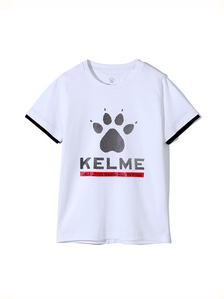 Детская футболка KELME Boys Short Sleeve T-Shirt White