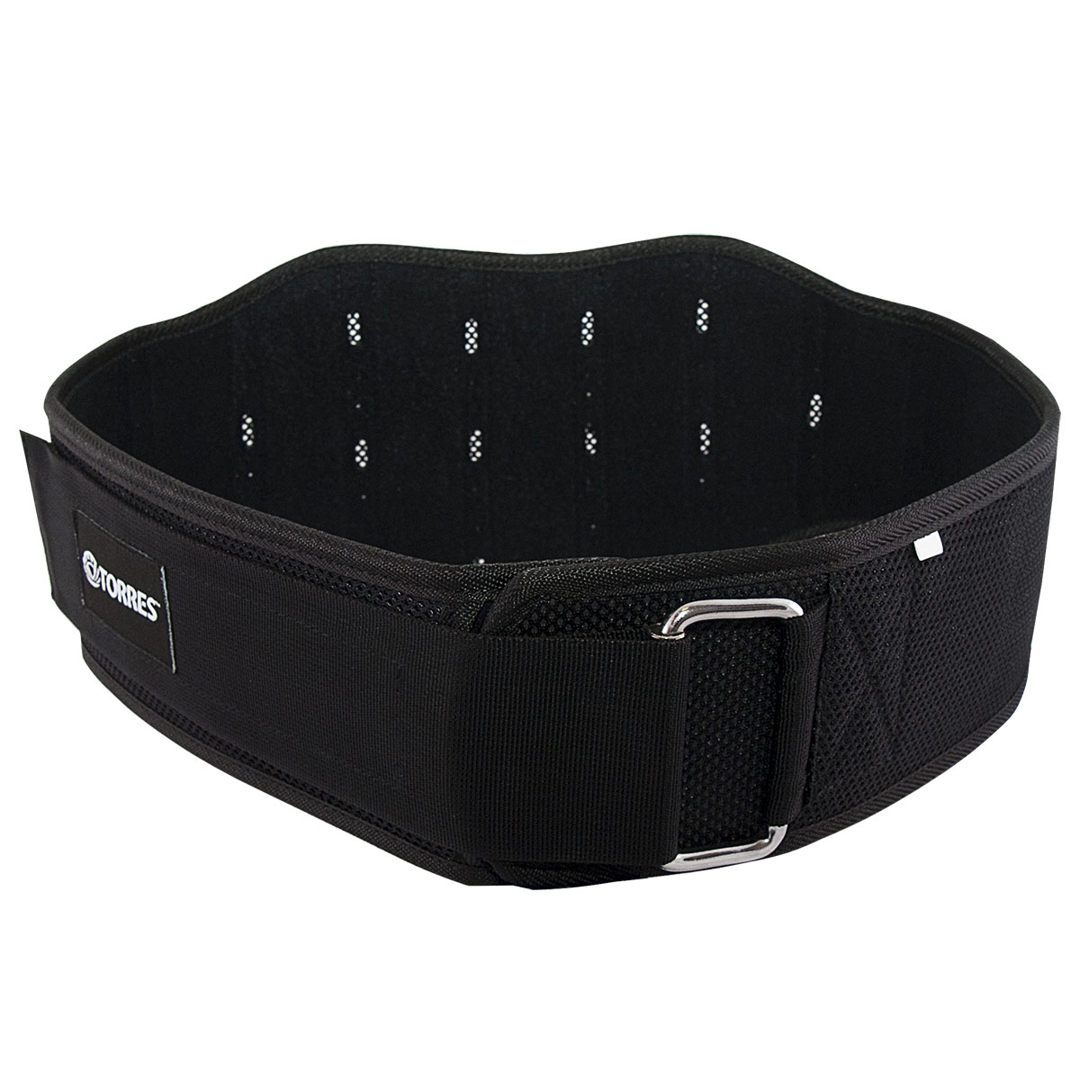 Пояс тяжелоатлетический TORRES, PRL619017XL, р.XL (дл. 125 см), шир.20 см, неопрен,полиэст.,чер