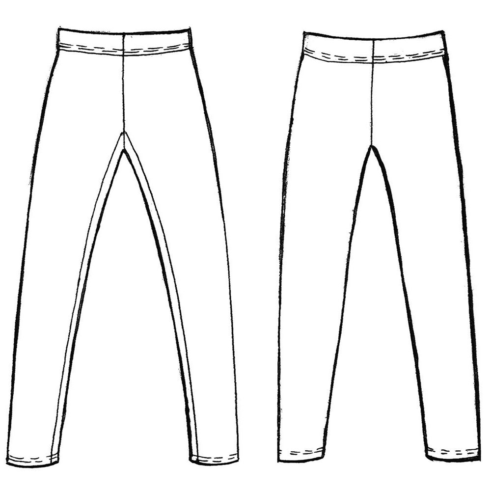 Лосины гимнастические Indigo SM-102-38, р.38, хлопок, эластан, черный