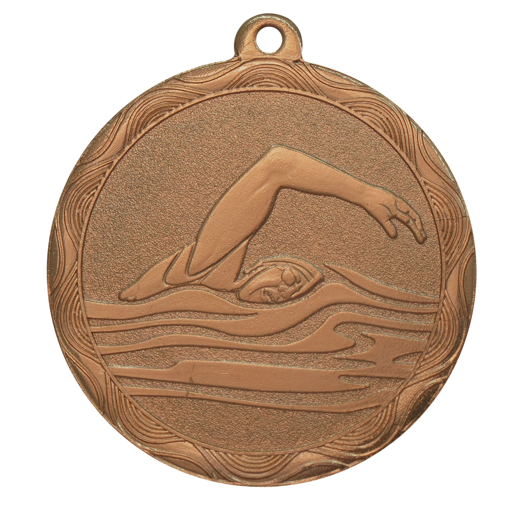 Медаль MZ 70-50/B (MZ 20-50/B) плавание (D-50 мм, s-2,5 мм)