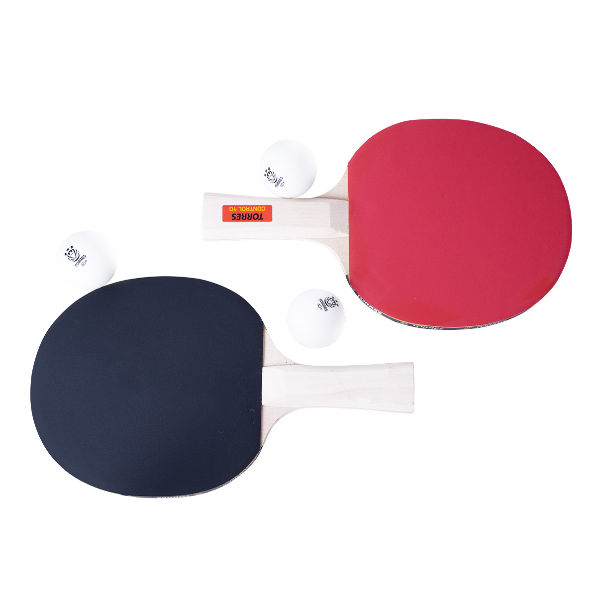 Набор для н/т TORRES Control 10, TT0010, 2 ракет. и 3 мяч.,сетка, накл.1,5 мм, кон. руч.+сумка-чехол