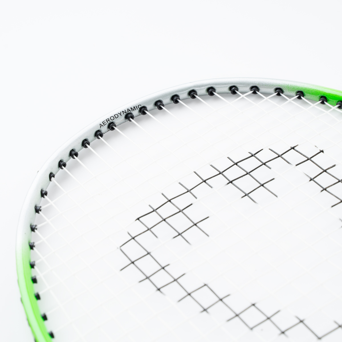 Ракетка бадм. TORRES Hobby1, BD23504, для начинающ.,стал. стерж и обод, со струнами, зелёный