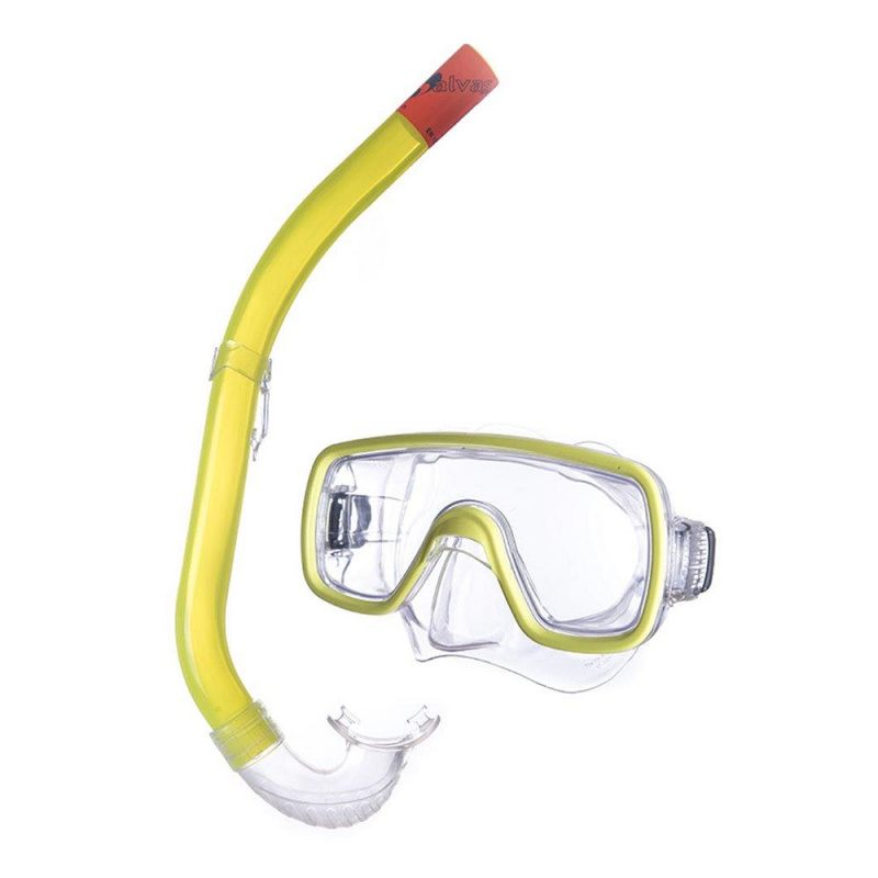 Набор для плавания Salvas Kalua Set, EA151C1TGSTB, р. Senior, желтый в сетчат. сумке