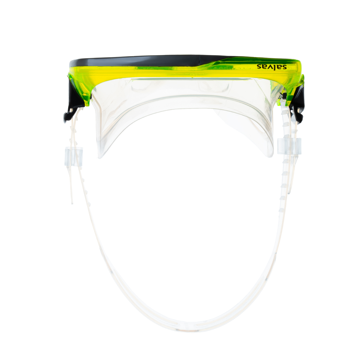 Маска для плав. Salvas Geo Sr Mask, CA175S1GYSTH, закален.стекло, силикон, р. Senior, желтый