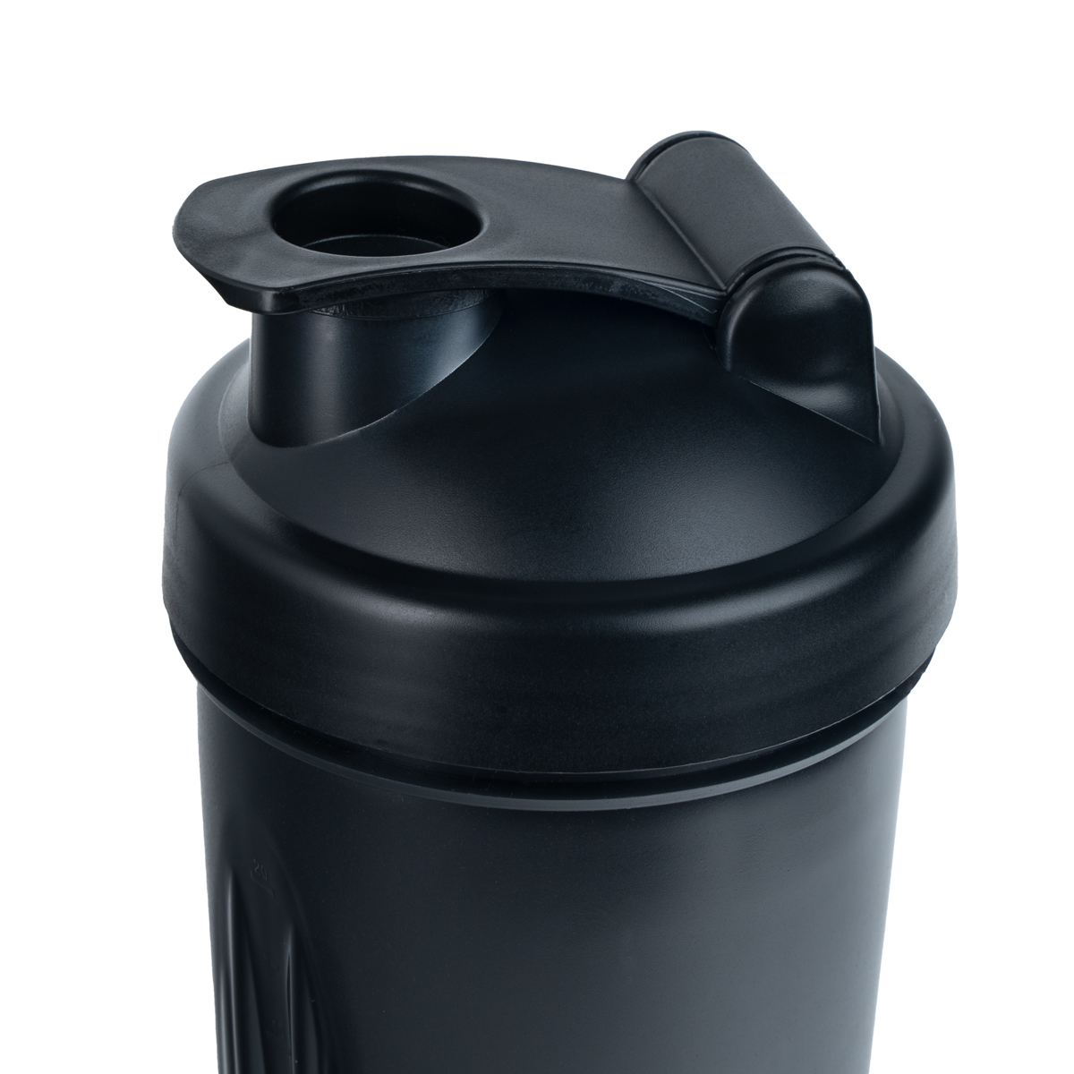 Шейкер спортивный TORRES, S01-600-03, 600мл, крышка с колпачком, пластик, черный