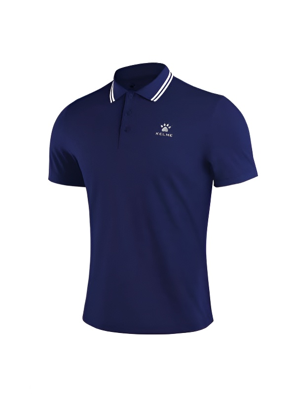 Футболка-поло KELME Short Sleeve Polo Shirt Dark Blue