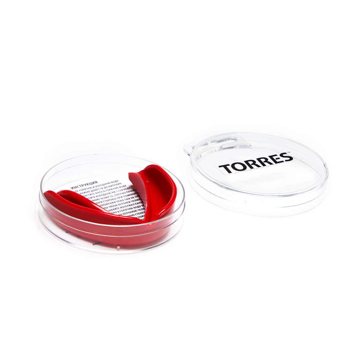 Капа боксерская TORRES, PRL1021RD, термопластичная, красный