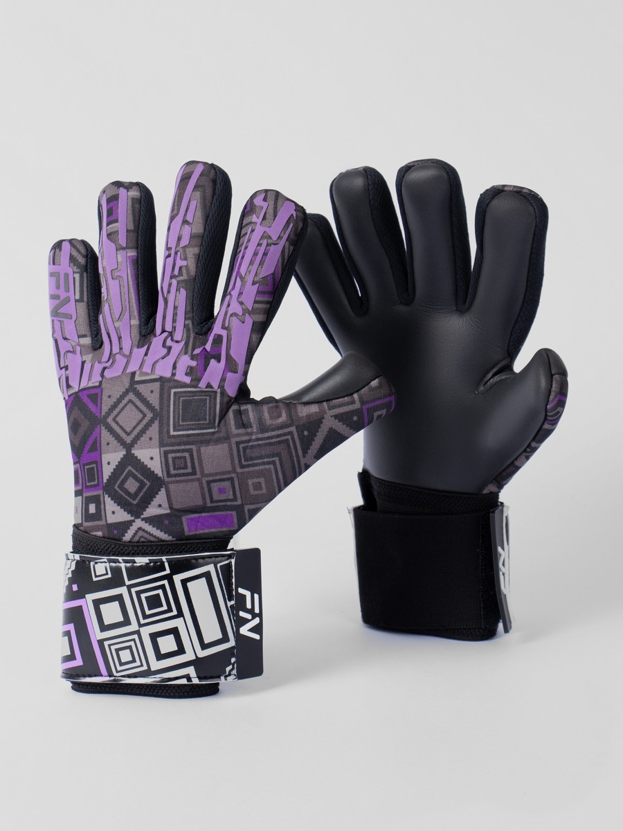 Перчатки вратарские FN Buckler (Dark Grey/Violet)