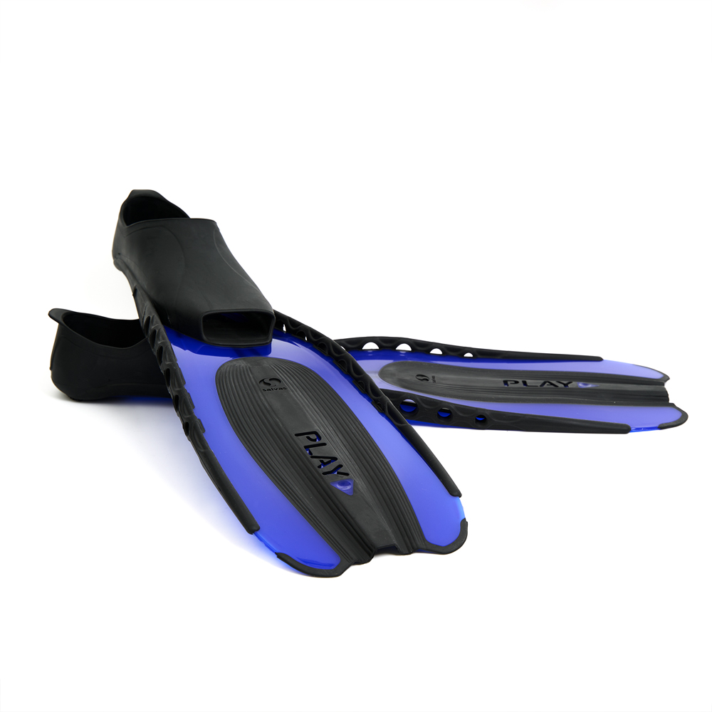 Ласты для плав. Salvas Play Fin, BA12844BBSTS,TPR и Technoflex, р.44-45, синий