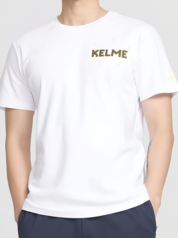 Футболка KELME Round Neck Short Sleeve T-Shirt White