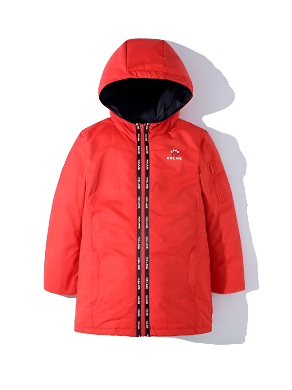Детский пуховик KELME Boy's Mid-Length Down Jacket Red