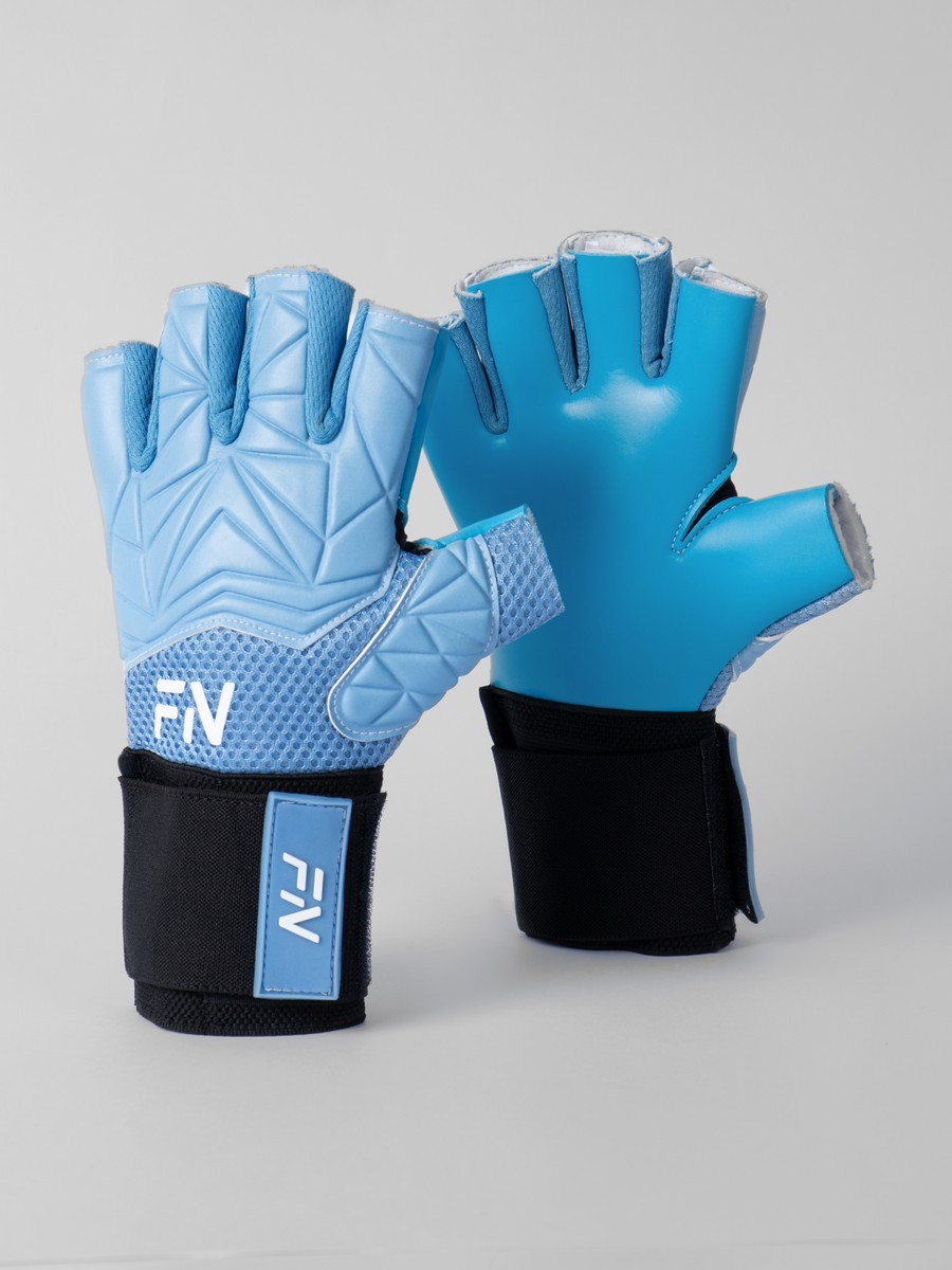 Перчатки вратарские FN Vortex (Light Blue/Black)