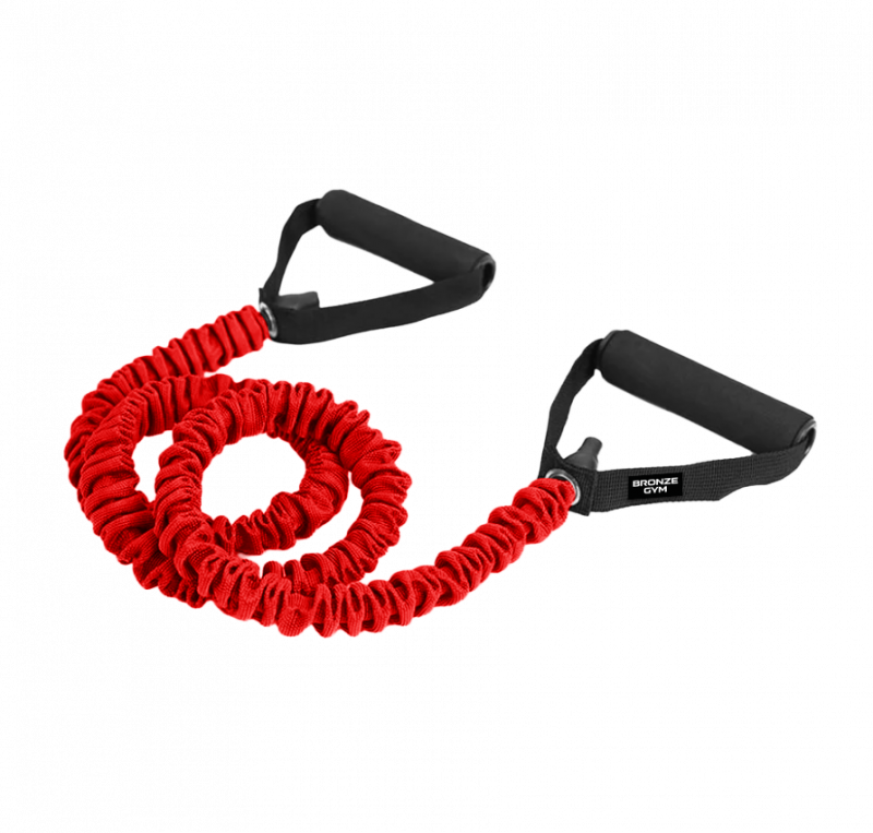 Эспандер трубчатый в рукаве BRONZE GYM,сильное сопр.
