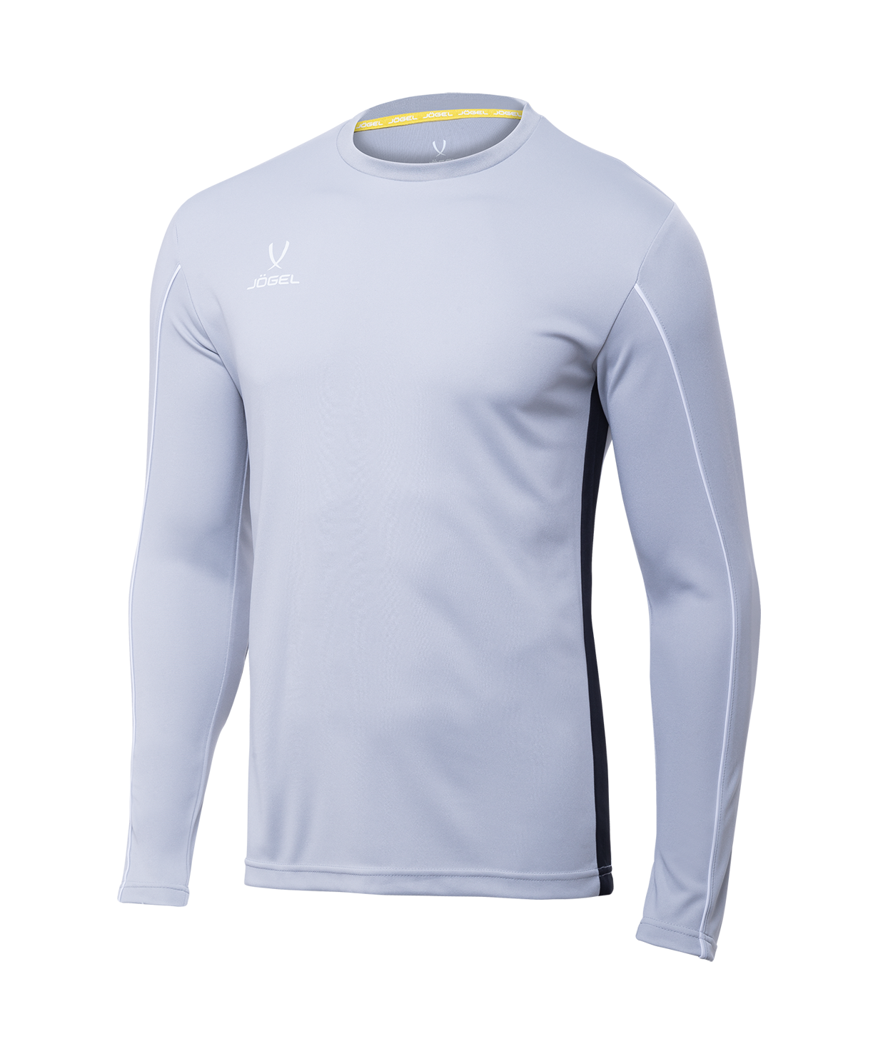 Футболка вратарская JOGEL CAMP GK Padded LS, серый/черный/белый, детский