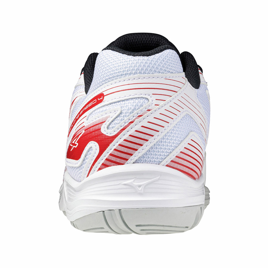 Кроссовки волейб. муж. MIZUNO Cyclone Speed 4 V1GA238096,р.UK9.5 (рос.43), иск.кожа,текстиль, белый