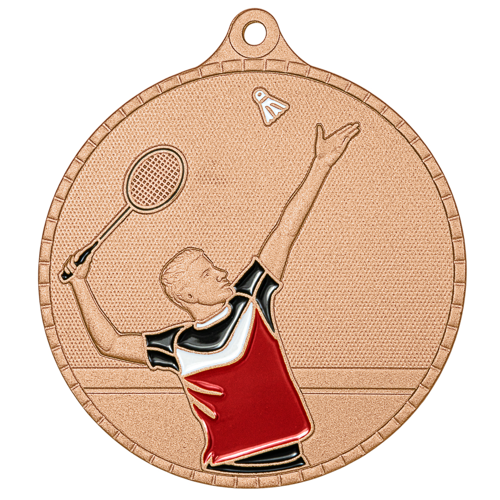 Медаль MZP 638-55/BМ бадминтон (D-55мм, s-2 мм)