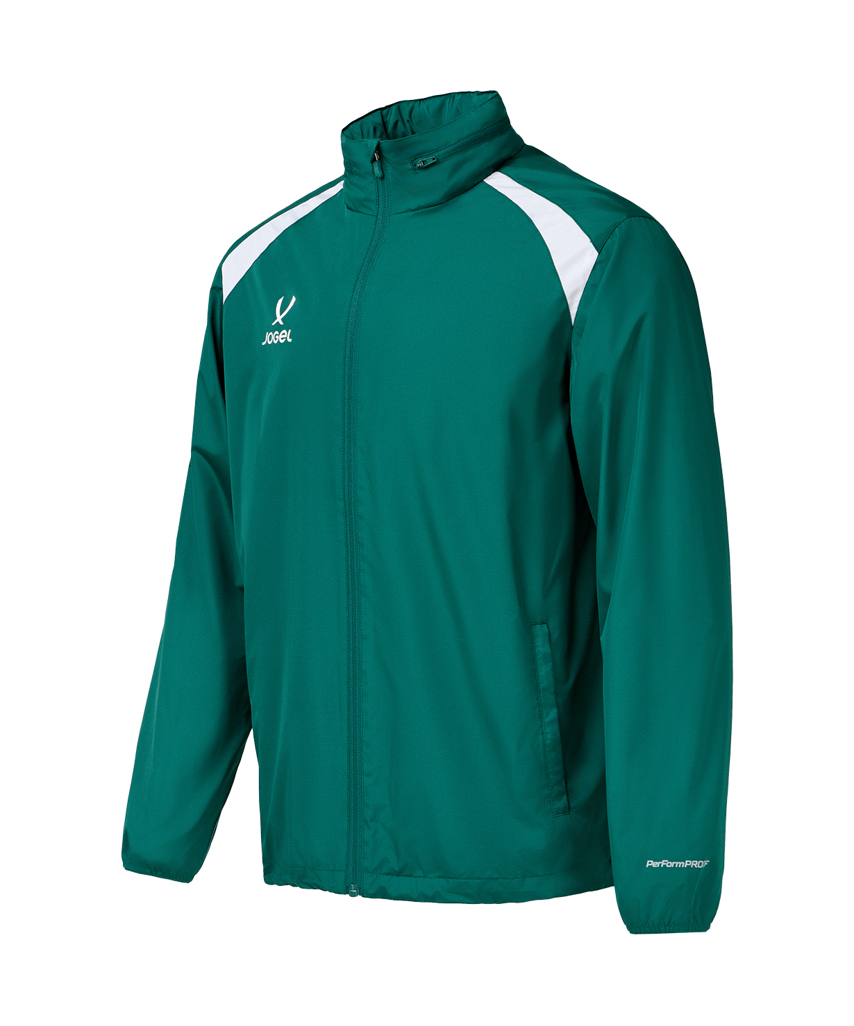 Куртка ветрозащитная JOGEL DIVISION PerFormPROOF Rain Jacket, темно-зеленый