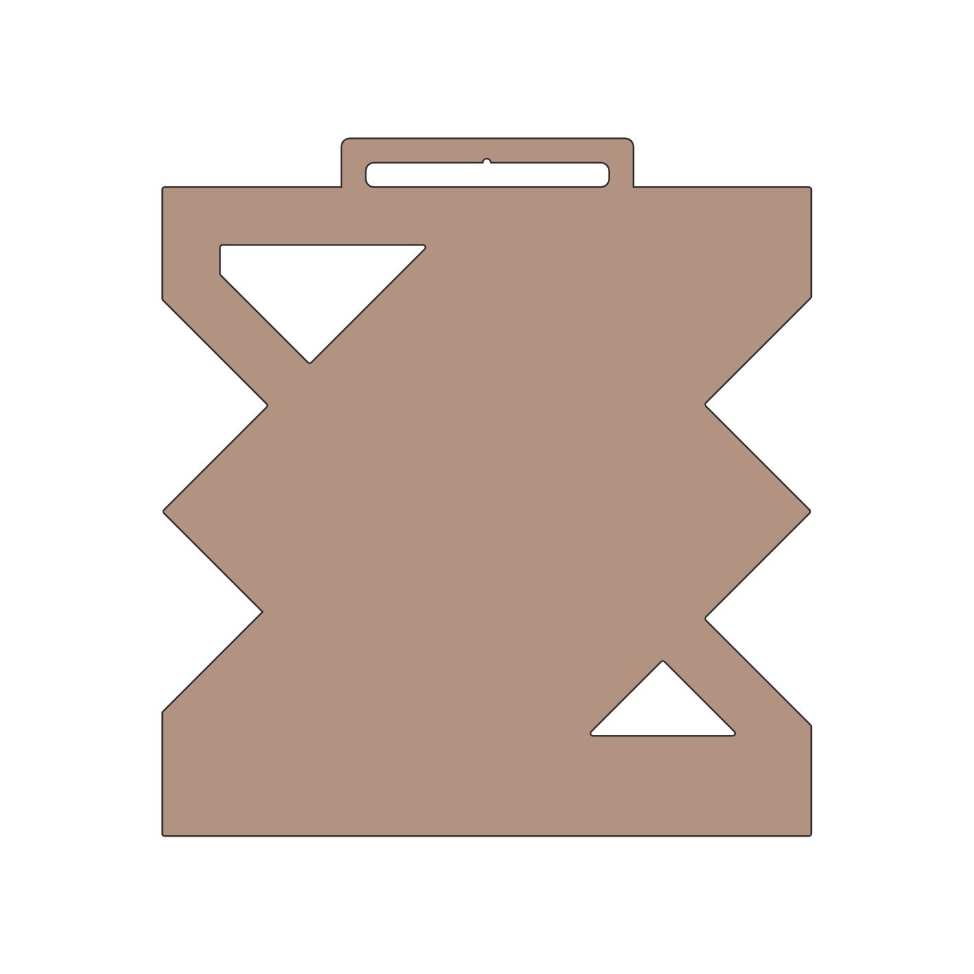 Заготовка медали MZP 837-90/BM под сублимацию (80х86мм, s-2 мм)