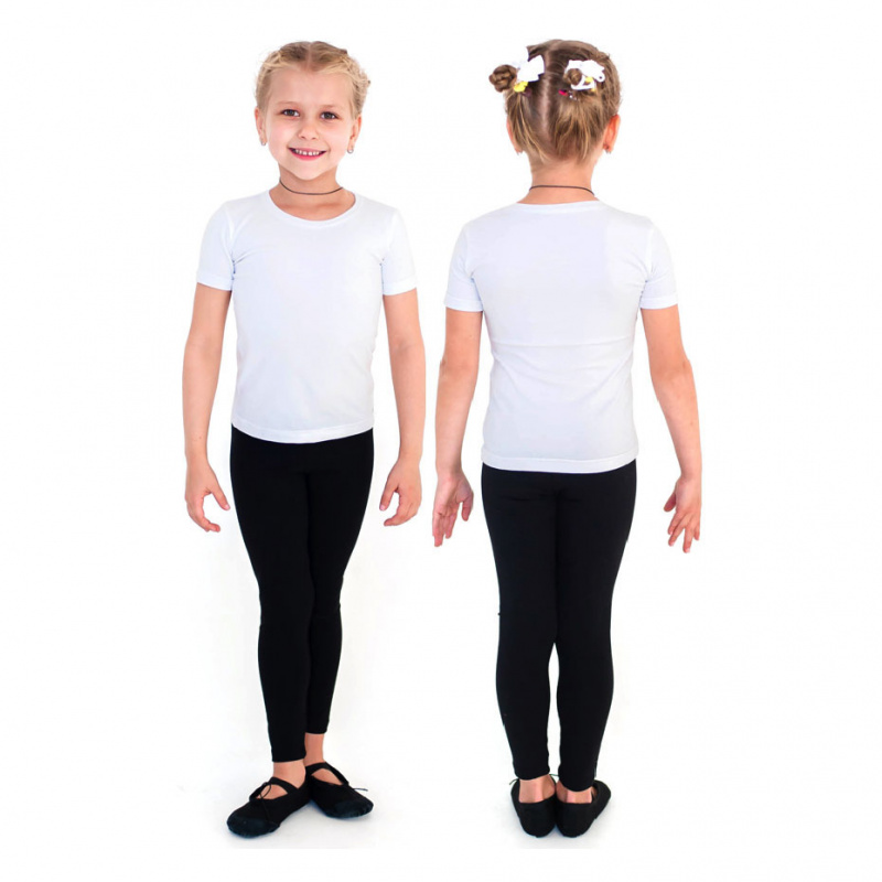 Лосины гимнастические Indigo SM-102-36, р.36, хлопок, эластан, черный