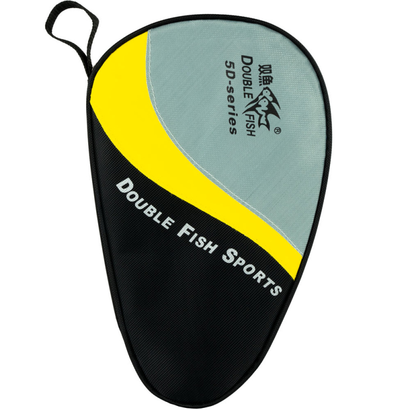Ракетка для н/т DOUBLE FISH 5D-C, для тренировок, накладка 2 мм, конич. ручка + чехол