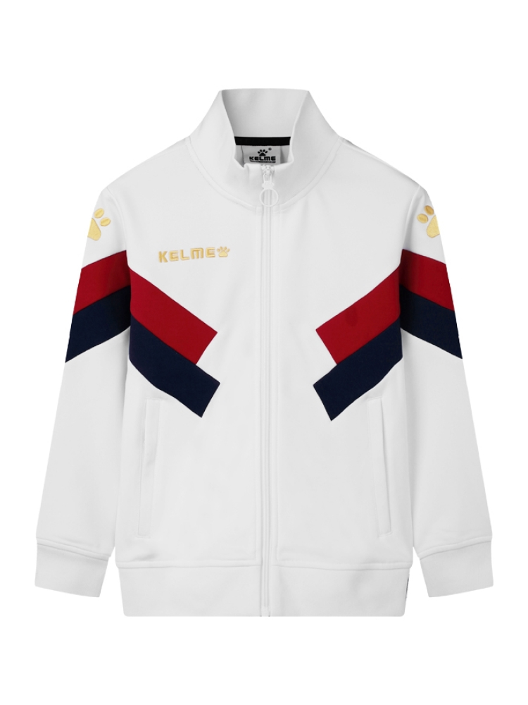 Детская олимпийка KELME Training Jacket Kids White