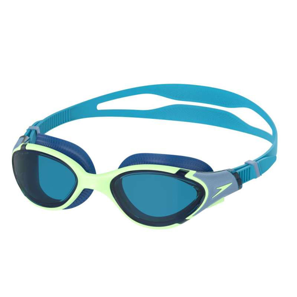 Очки для плав. SPEEDO Biofuse 2.0, 8-002332003-C16Z2, СИНИЕ линзы, зеленая оправа