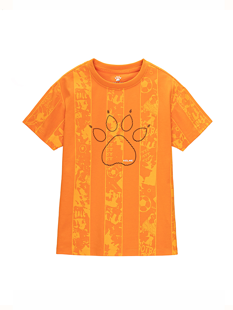 Детская футболка KELME Short Sleeve T-Shirt Kid Orange