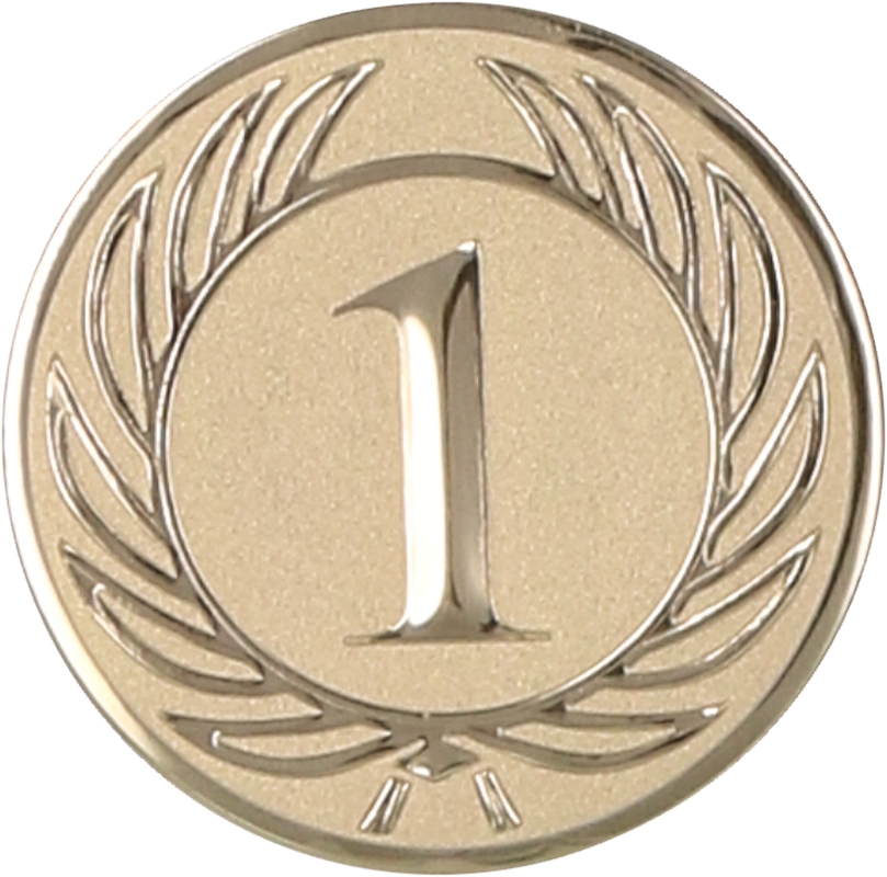 Эмблема D2-A36/G 1 место (D-50 мм)