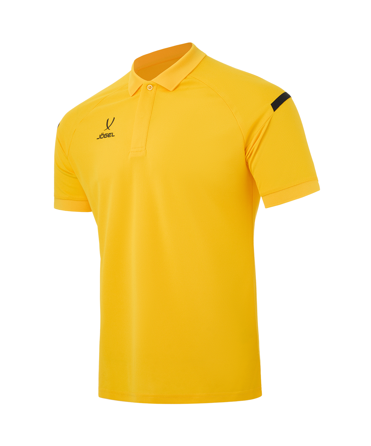 Поло JOGEL CAMP 2 Poly Polo, желтый/черный