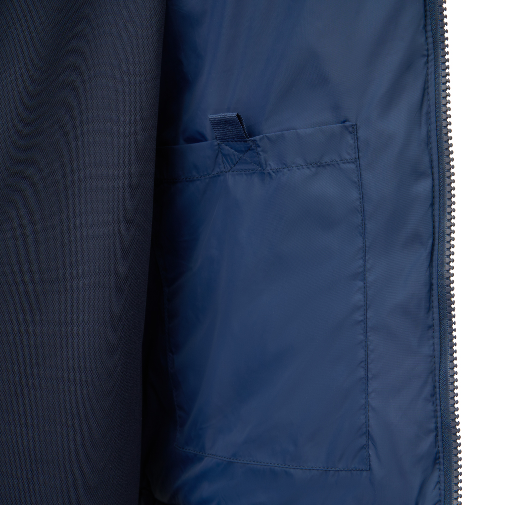 СЦ*Куртка утепленная с капюшоном жен. MIKASA MT913-036-S, р.S, полиэстер, нейлон, синий