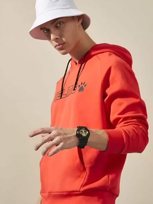 Худи KELME Hooded Velvet Sweater Orange