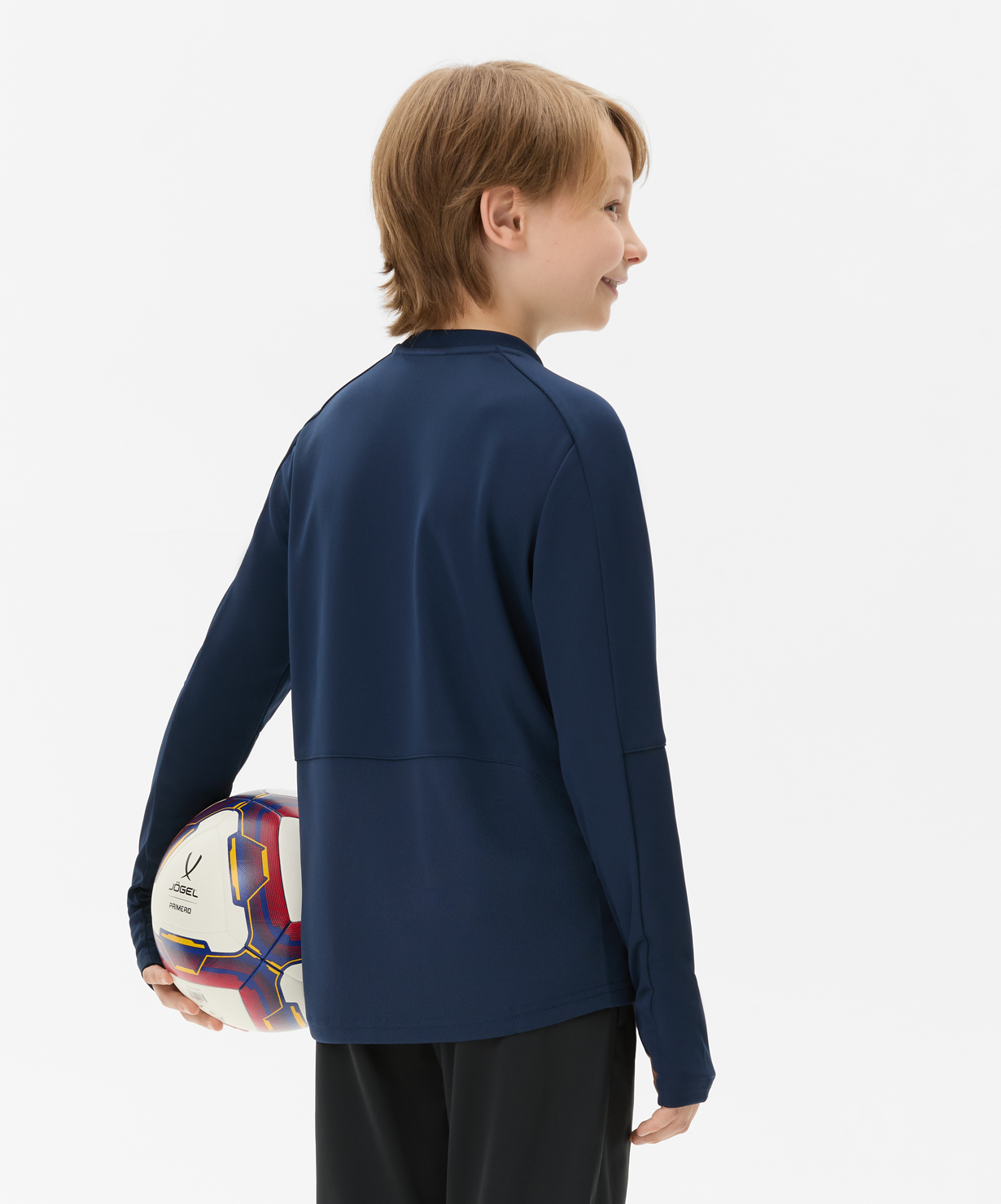 Джемпер тренировочный JOGEL DIVISION PerFormDRY Pro Training Top, темно-синий, детский, размер XS