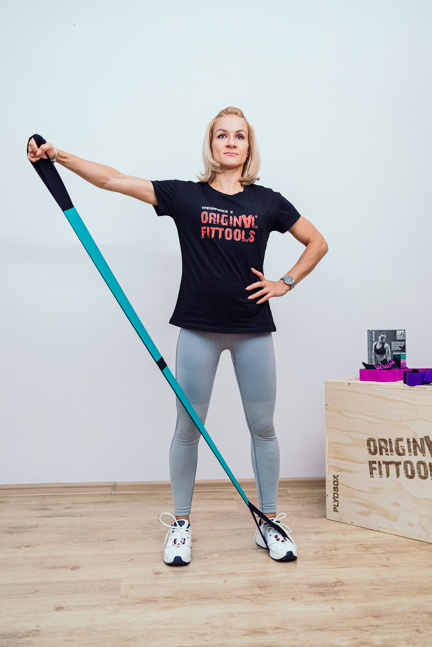 Набор из трех тканевых эспандеров UNIQ