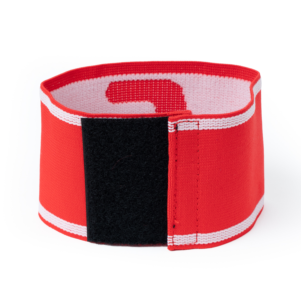 Капитанская повязка TORRES, SS11002-04, нейлон, безразмерная, красно-белый