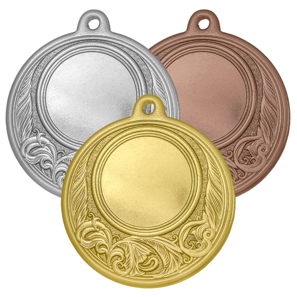 Медаль MZ 08-50 в комплекте (G/S/B) (D-50мм, s-2мм)