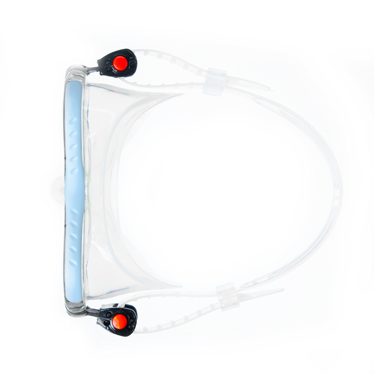 Маска для плав. Salvas Phoenix Mask, CA520S2QYSTH,зак.стекло, силикон, р.Senior, сереб/голуб