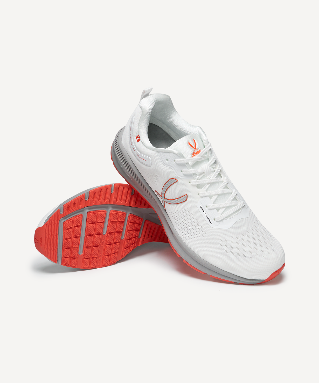 Кроссовки беговые JOGEL Hyperlight 2.0 White/grey/red, детский