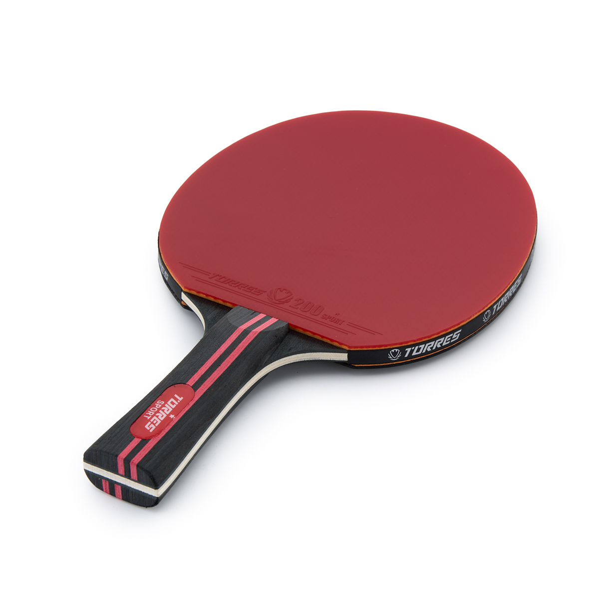 Ракетка для н/т TORRES Sport 1*, TT23005 для любителей, накладка 1,5 мм, конич. ручка
