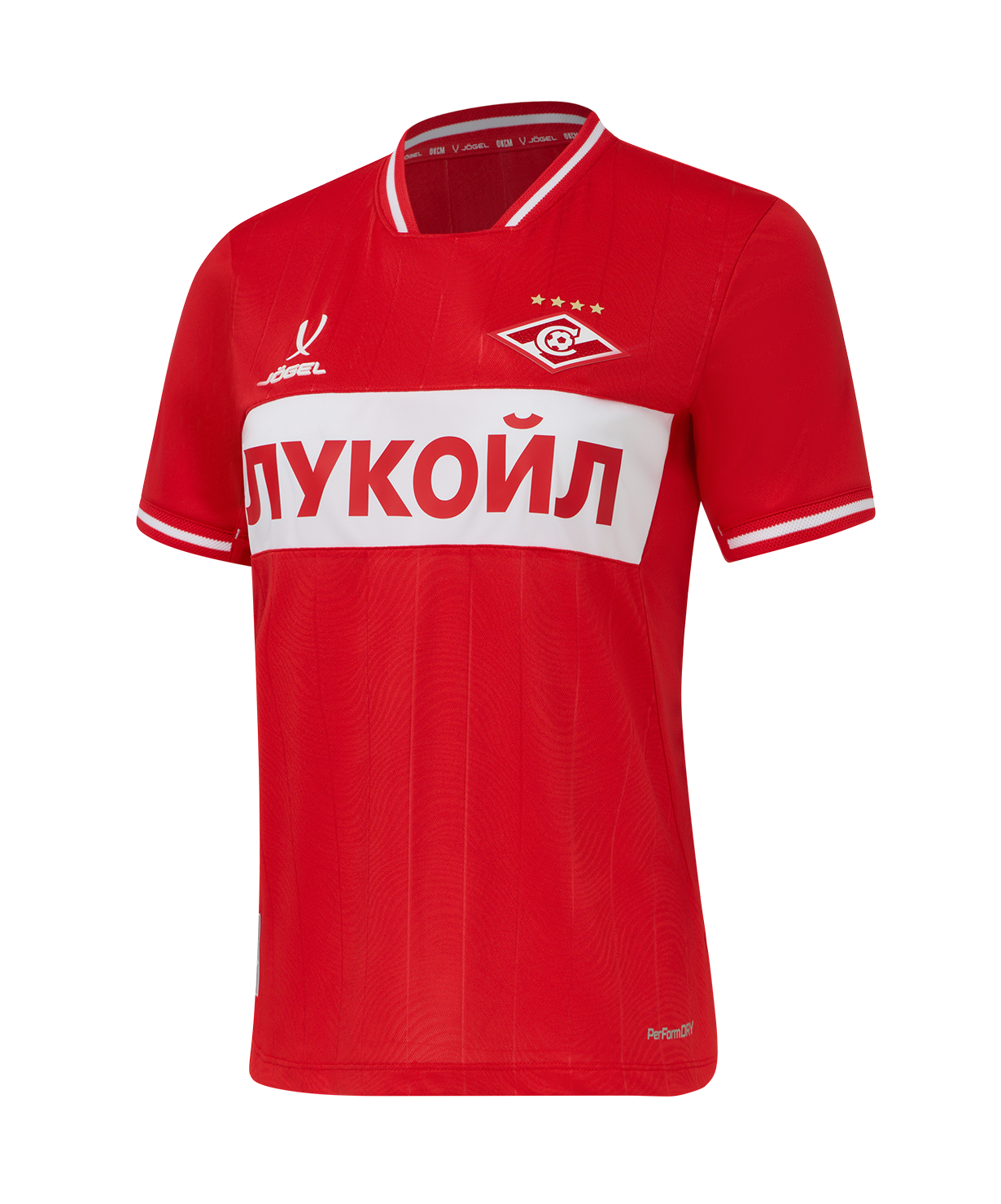 Футболка игровая JOGEL PerFormDRY Spartak 25 Home W Jersey, красный