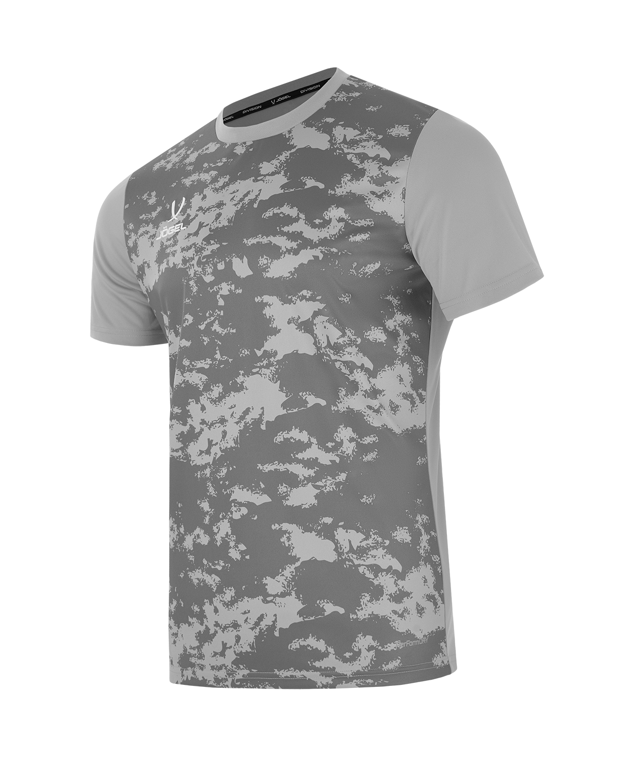 Футболка вратарская JOGEL DIVISION PerFormDRY SPLASH GK Jersey, серый, детский